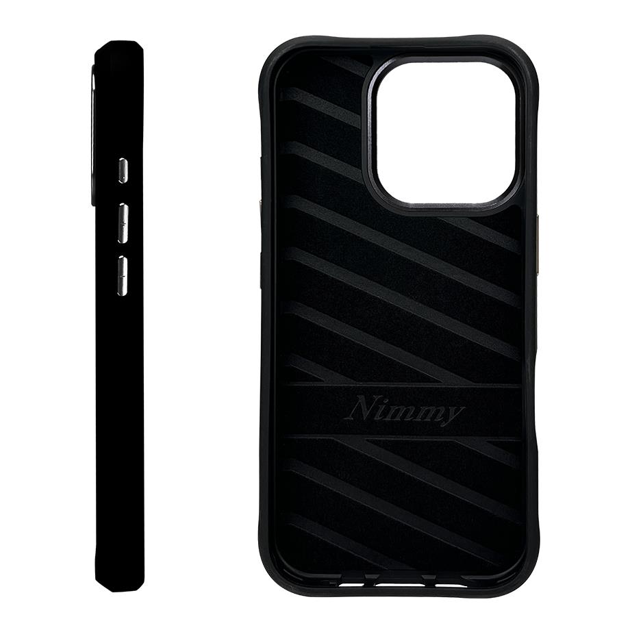 NIMMY iPhone 16 Pro 3D Gerçek Nakış İşlemeli Kabartmalı Gözlük Fermuar Mont Ayıcık Detaylı Cool Cute 2.0 Silikon Kılıf