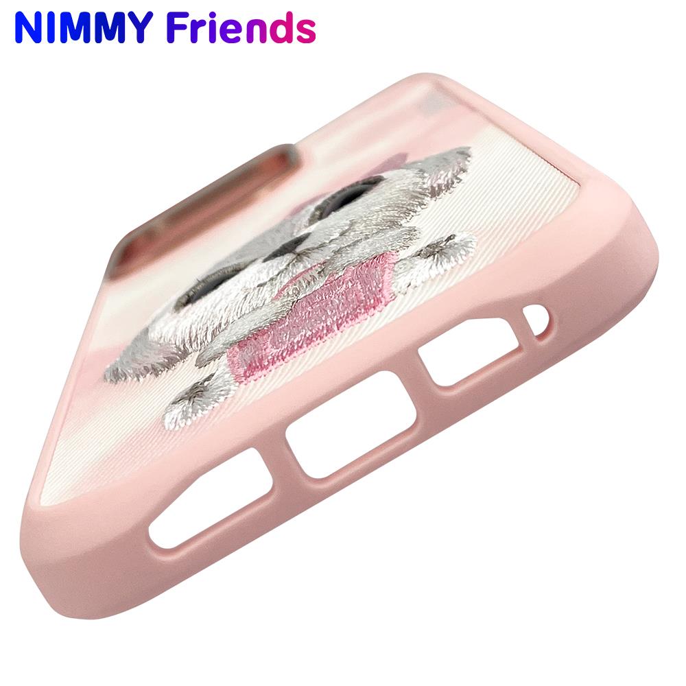 NIMMY iPhone 16 Pro 3D Gerçek Nakış işlemeli Göz Detaylı New Big Eyes Köpek Silikon Kılıf