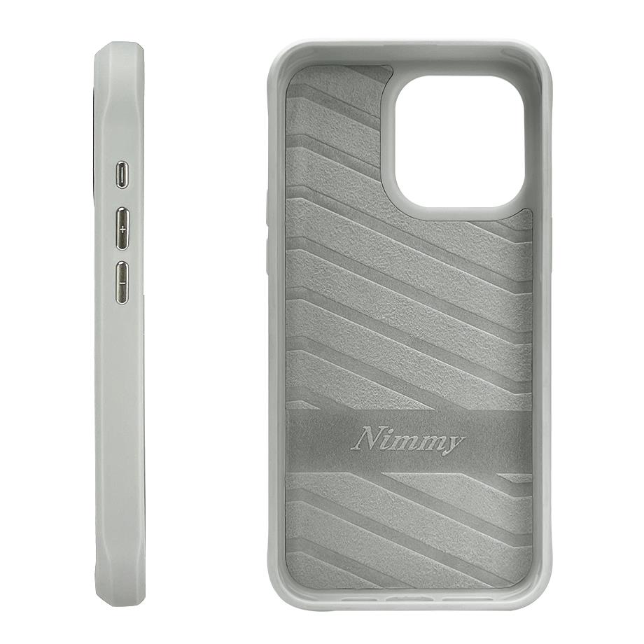 NIMMY iPhone 16 Pro 3D Gerçek Nakış İşleme Kabartmalı Köpek Zincir Gözlük Detaylı Cool Glasses Silikon Kılıf