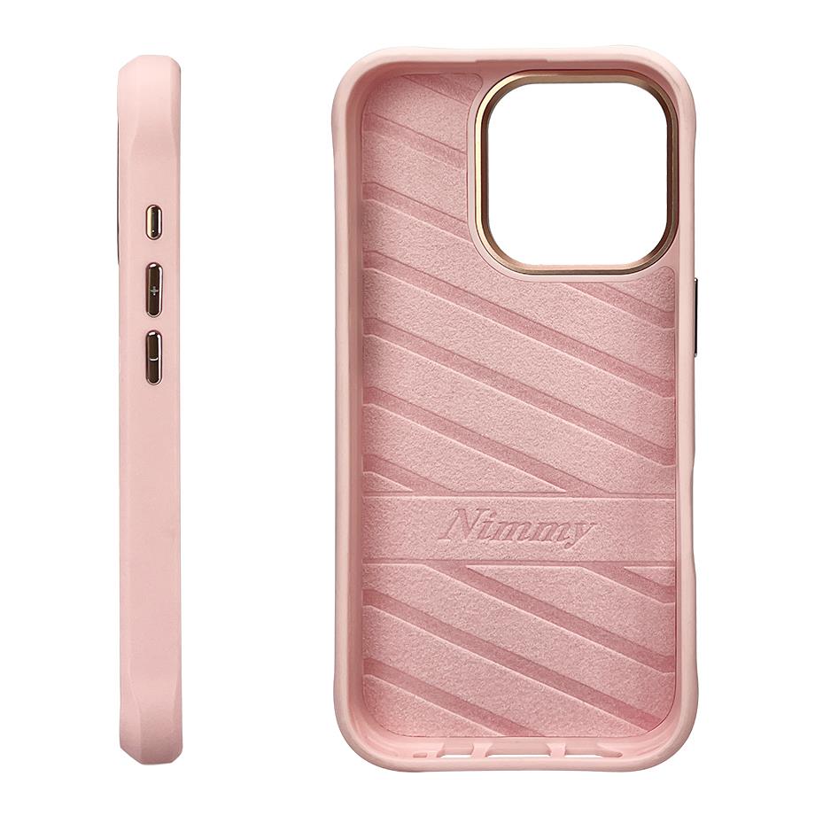 NIMMY iPhone 16 Pro 3D Gerçek Nakış İşlemeli Kabartmalı Gözlük Fermuar Mont Kedicik Detaylı Cool Cute 2.0 Silikon Kılıf