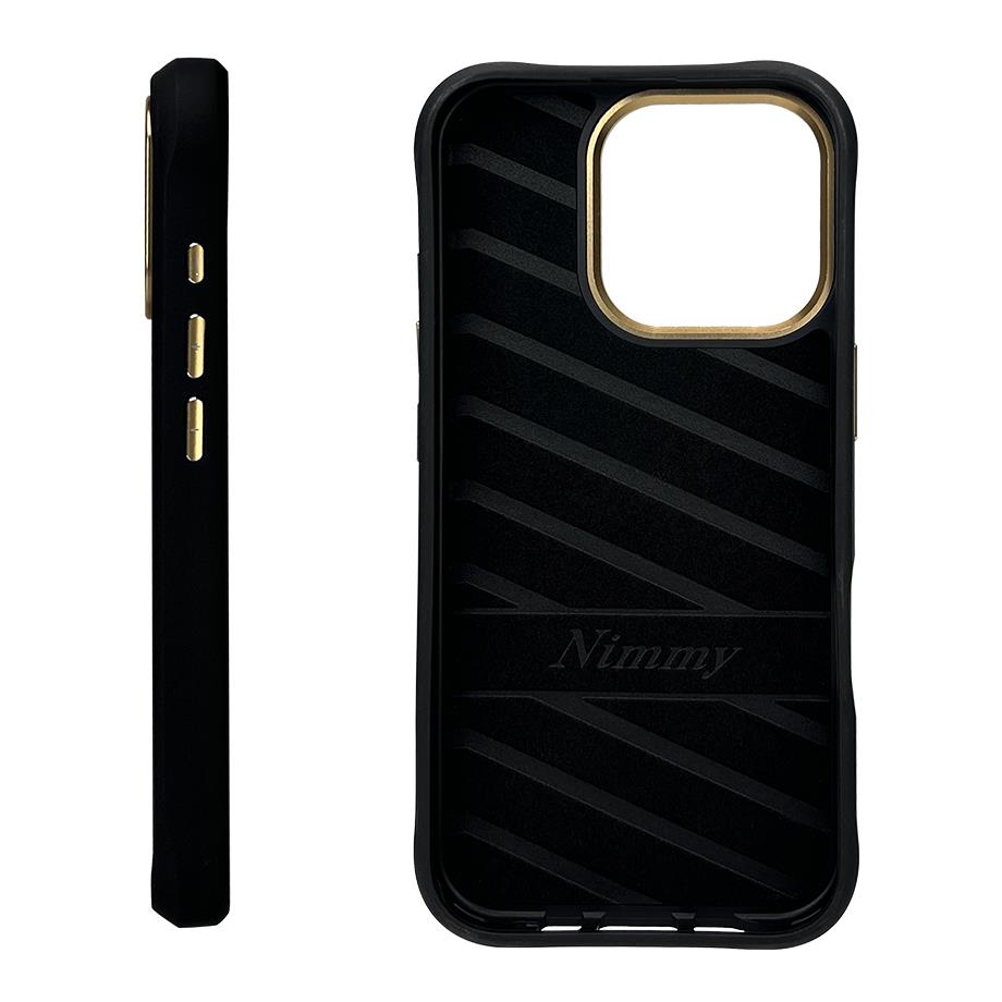 NIMMY iPhone 16 Pro 3D Gerçek Nakış İşlemeli Kabartmalı Gözlük Fermuar Mont Gorilla Detaylı Cool Cute 2.0 Silikon Kılıf