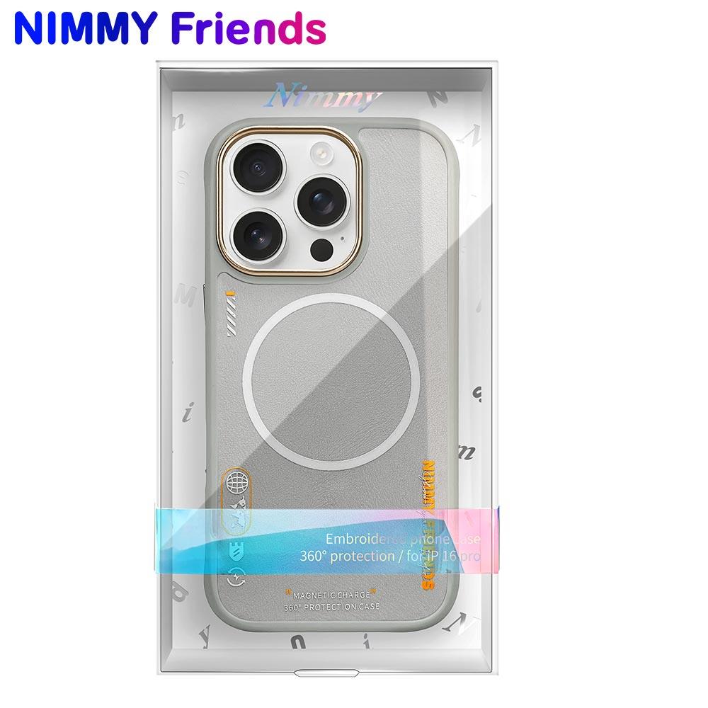 NIMMY iPhone 16 Pro Max 3D Değiştirilebilir MagSafe Özellikli Protection Silikon Kılıf