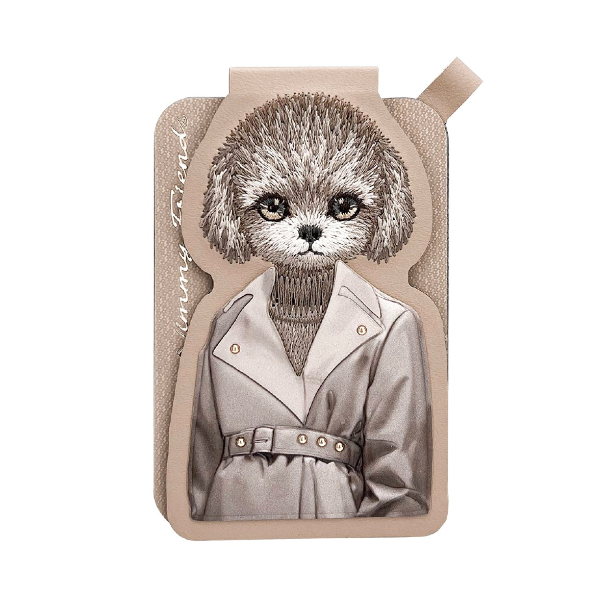 NIMMY iPhone 16 Pro Max Uyumlu | MagSafe Destekli  Kahve Kedi Desenli Kartlıklı Kılıf -  N-CXMC-KTHZ