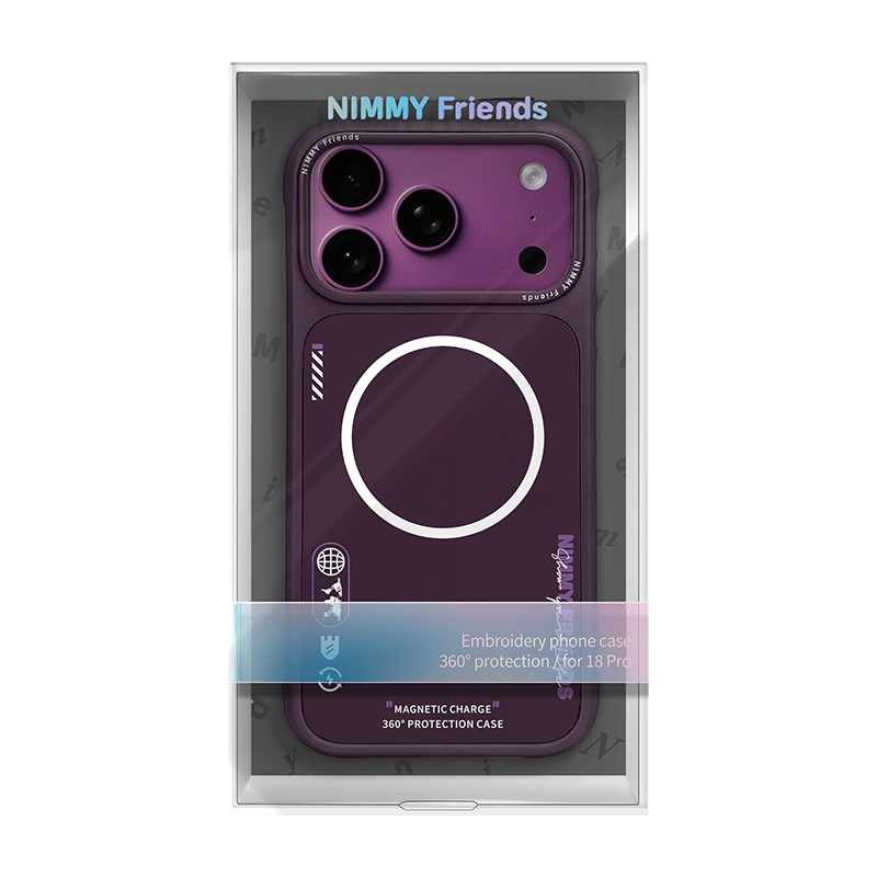 NIMMY iPhone 18 Pro Max Uyumlu MagSafe Özellikli Tasarım Nimmy Telefon Kılıfı