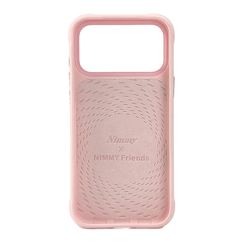 NIMMY iPhone 18 Pro Uyumlu Gerçek Nakış İşlemeli Kedi Desenli Nimmy Telefon Kılıfı