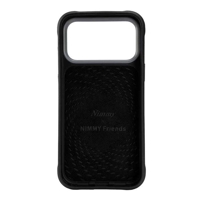 NIMMY iPhone 18 Pro Uyumlu Gerçek Nakış İşlemeli Panda Desenli Nimmy Telefon Kılıfı