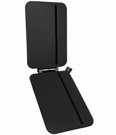 NIMMY Nimmy MagSafe Uyumlu | Değiştirilebilir Manyetik 3D Nakışlı Stand Ve Kartlık Siyah Pug