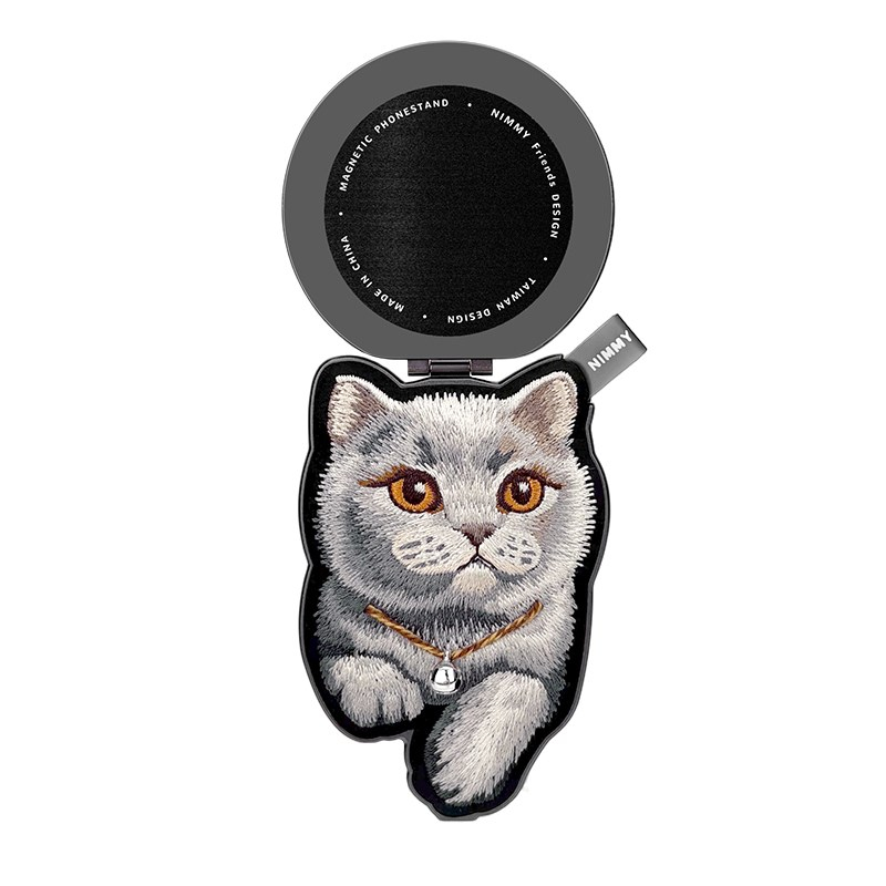 NIMMY Nimmy | Manyetik 3D Nakışlı Kolyeli Telefon Standı
