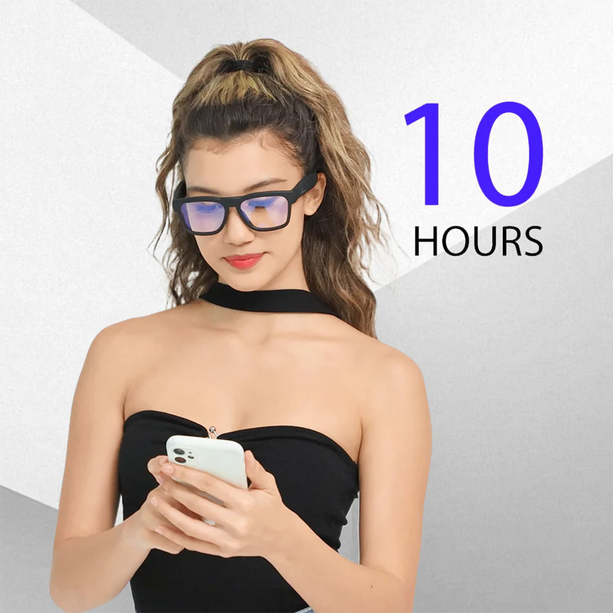 Oho SunShine Oho SunShine A8 Pro 5.2 Wireless Akıllı Smart Mavi Işık Engelleyici Gözlük 