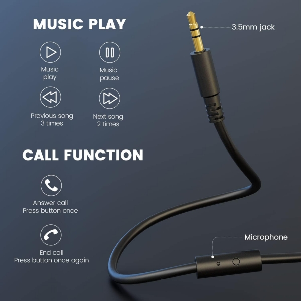 ONEODIO Studio HiFi Siyah 50mm 108dB Kablolu Kulaklık