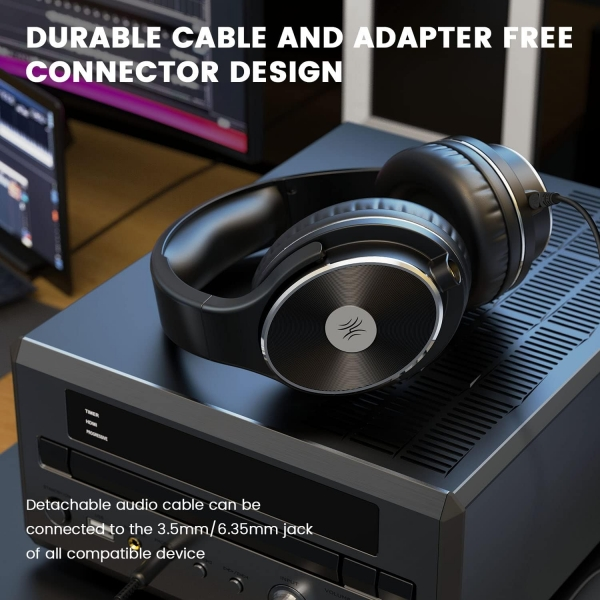 ONEODIO Studio HiFi Siyah 50mm 108dB Kablolu Kulaklık