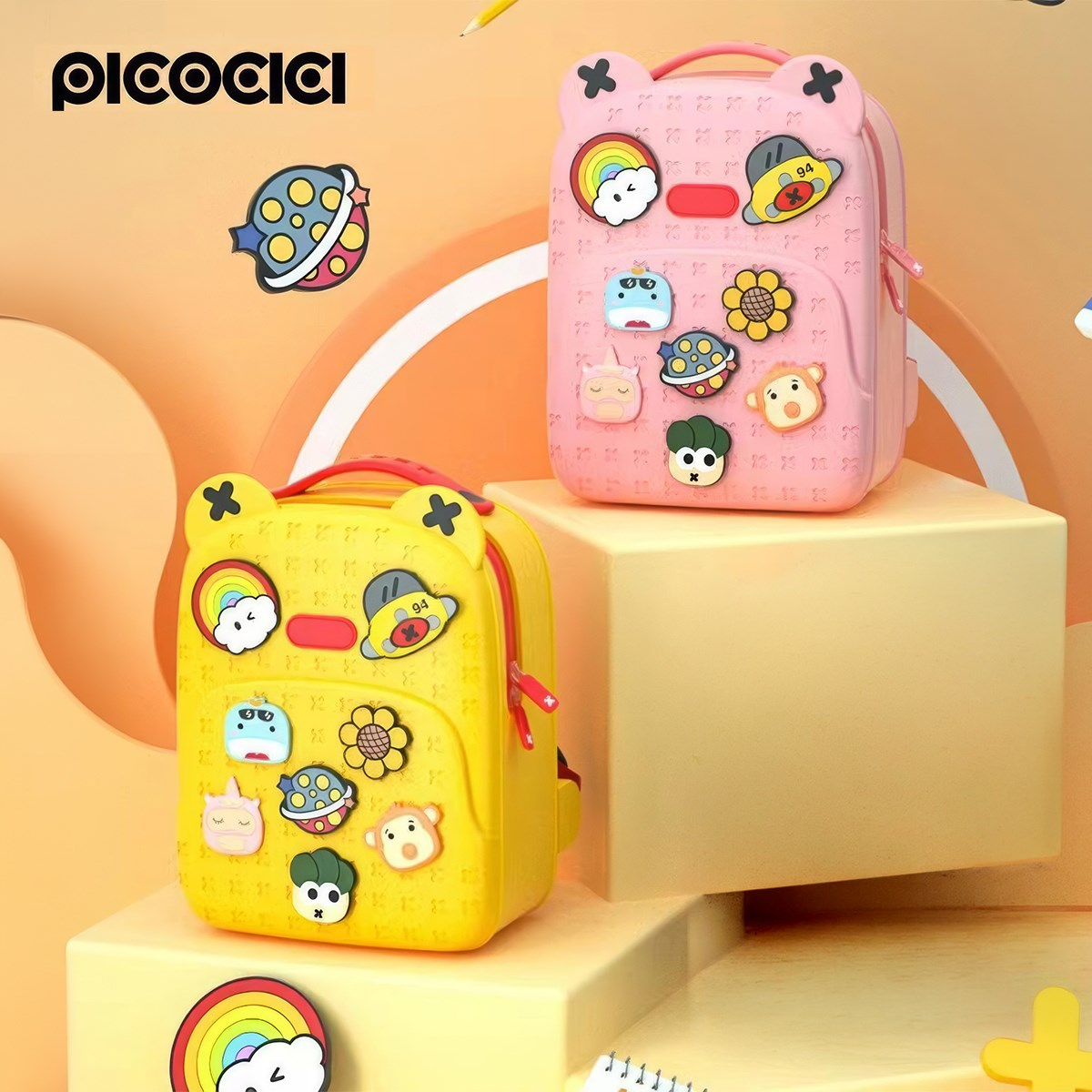Pıcocıcı Pıcocıcı Fashion BackPack Pembe Figürlü Çocuk Sırt Çantası 