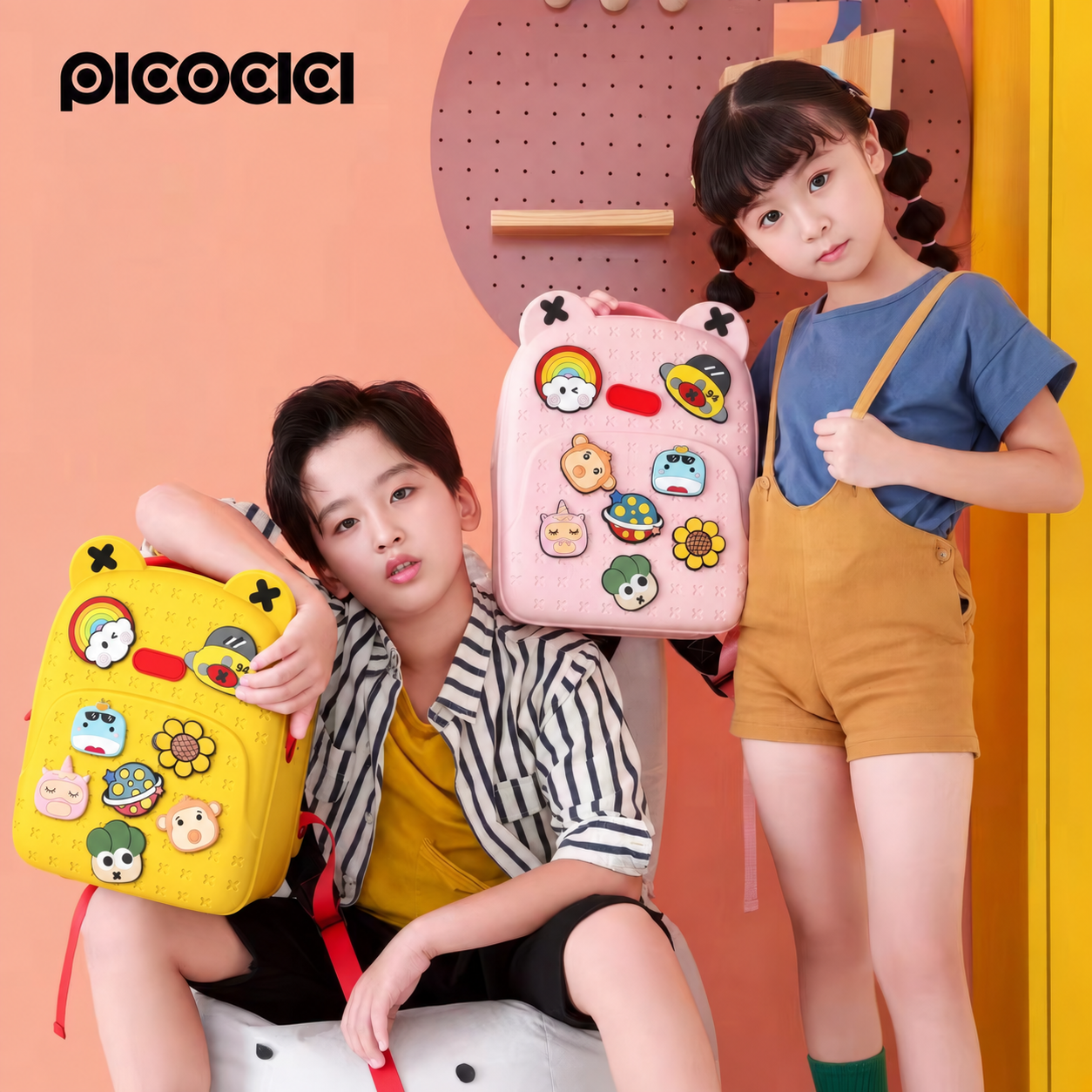 Pıcocıcı Pıcocıcı Fashion BackPack Sarı Figürlü Çocuk Sırt Çantası