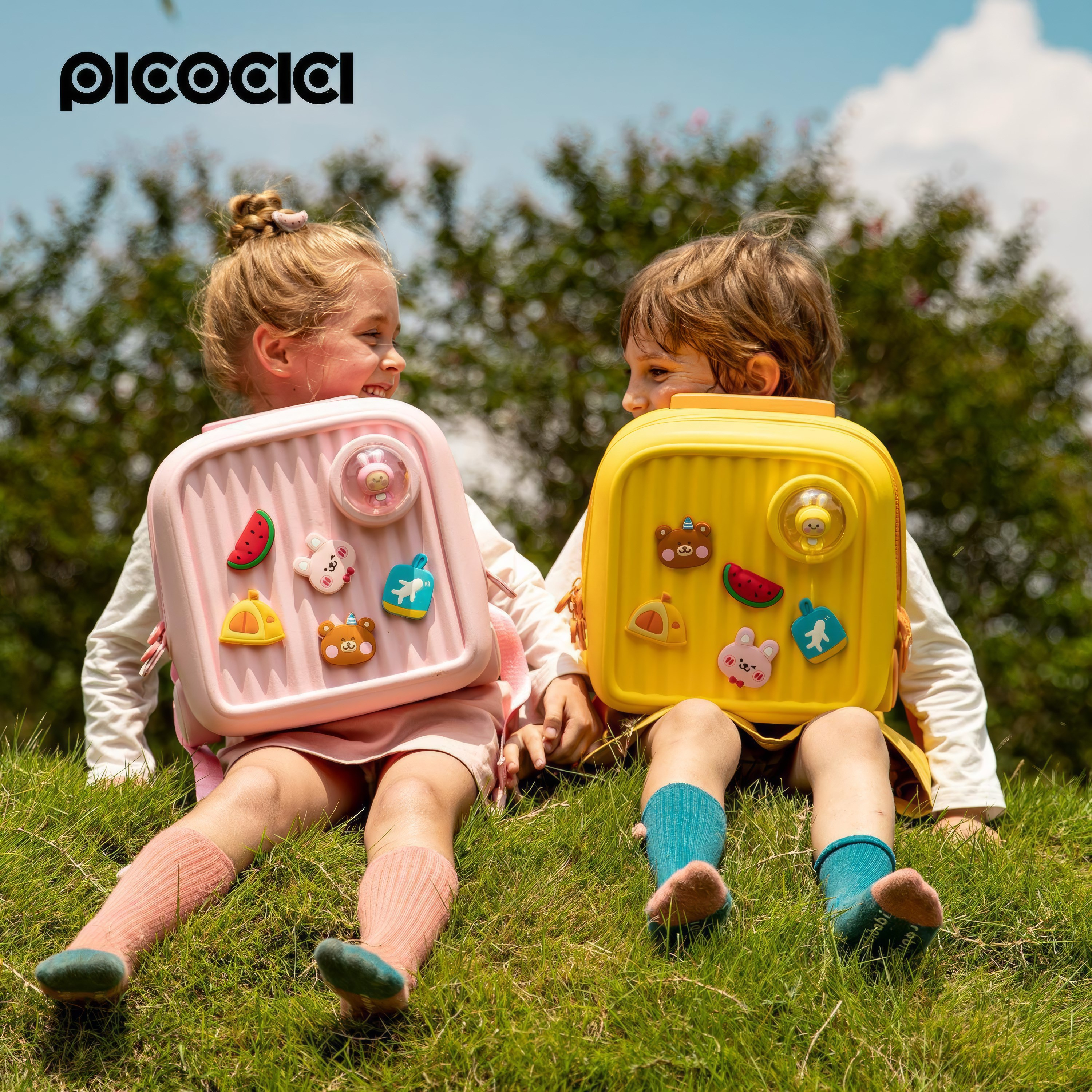 Pıcocıcı Pıcocıcı Travel Büyük BackPack Pembe Figürlü Çocuk Sırt Çantası