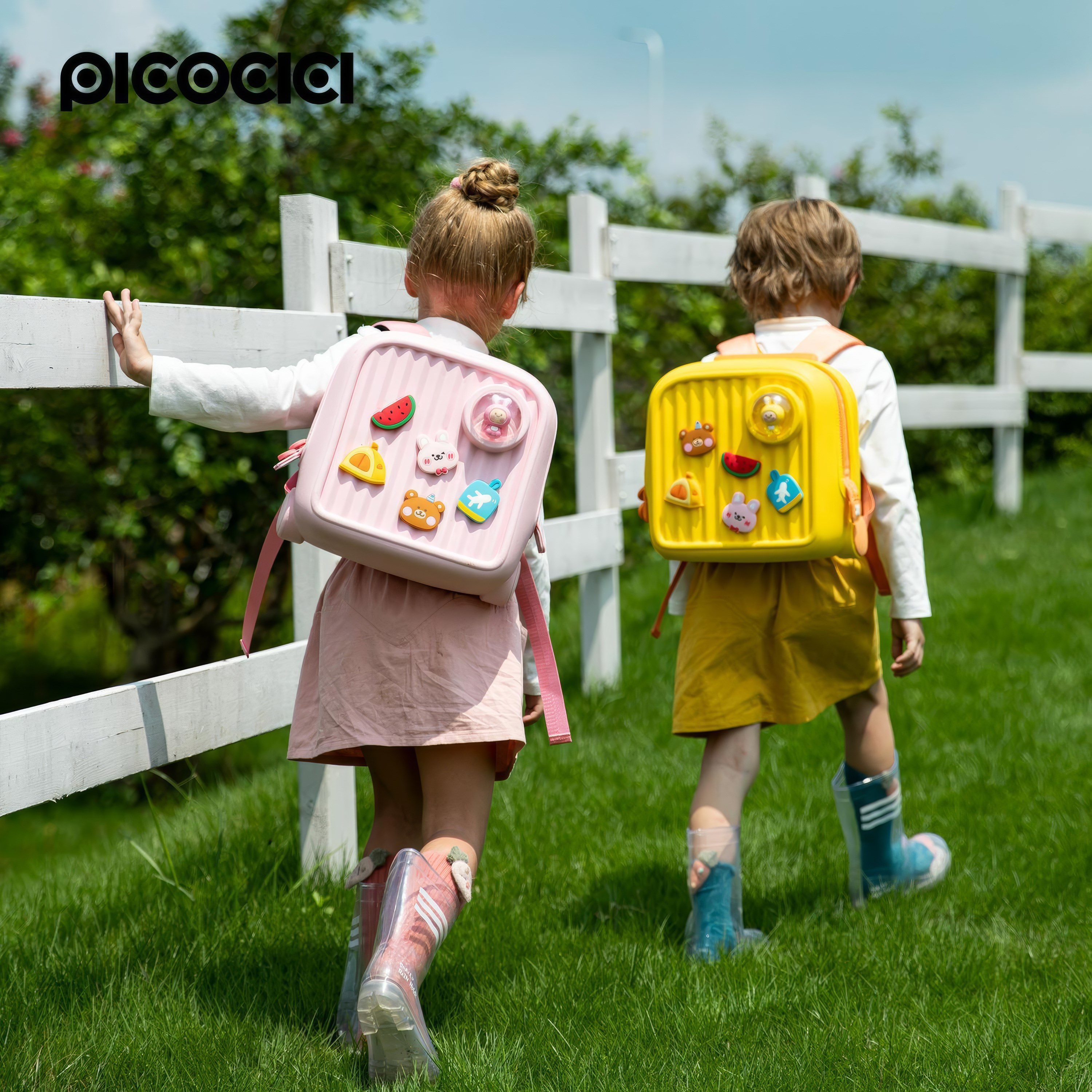 Pıcocıcı Pıcocıcı Travel Büyük BackPack Pembe Figürlü Çocuk Sırt Çantası