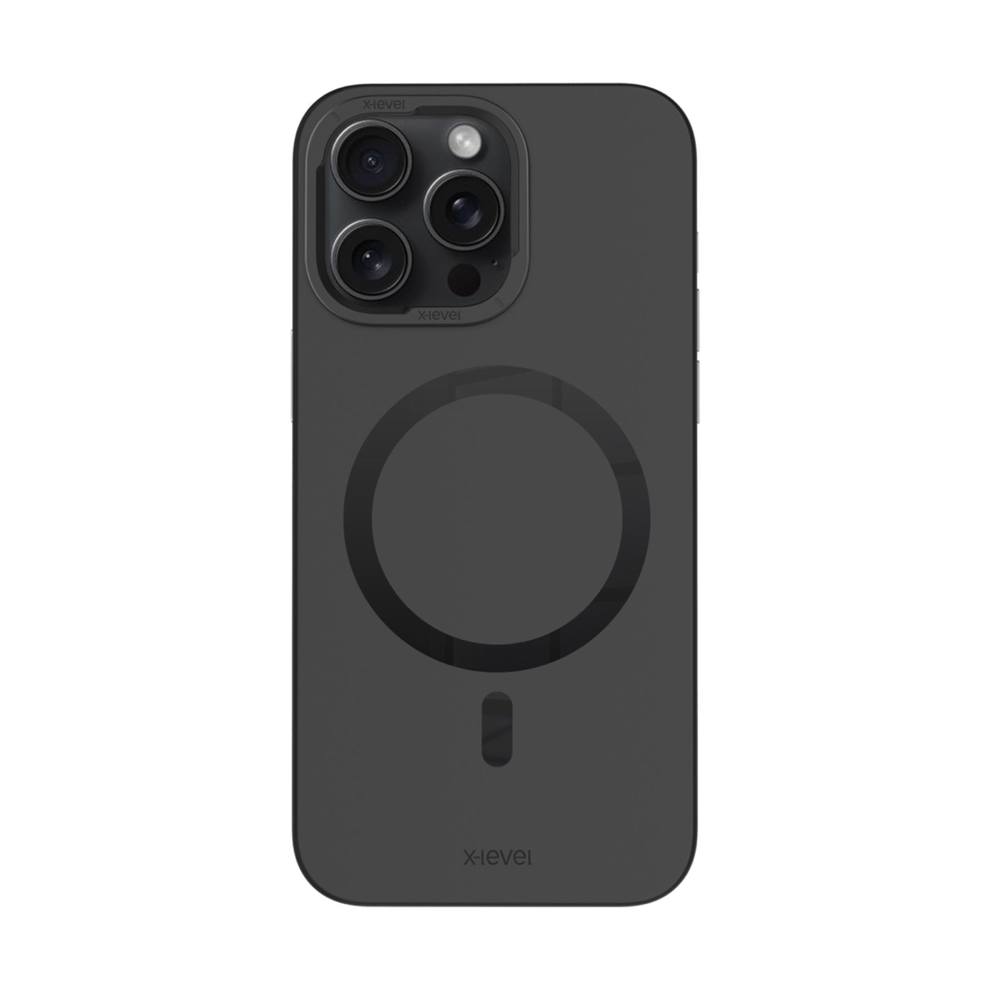 X-LEVELiPhone 14 Pro MagSafe Şarj Özellikli Parmak izi Bırakmayan Mat Magnet Jelly Silikon Kılıf