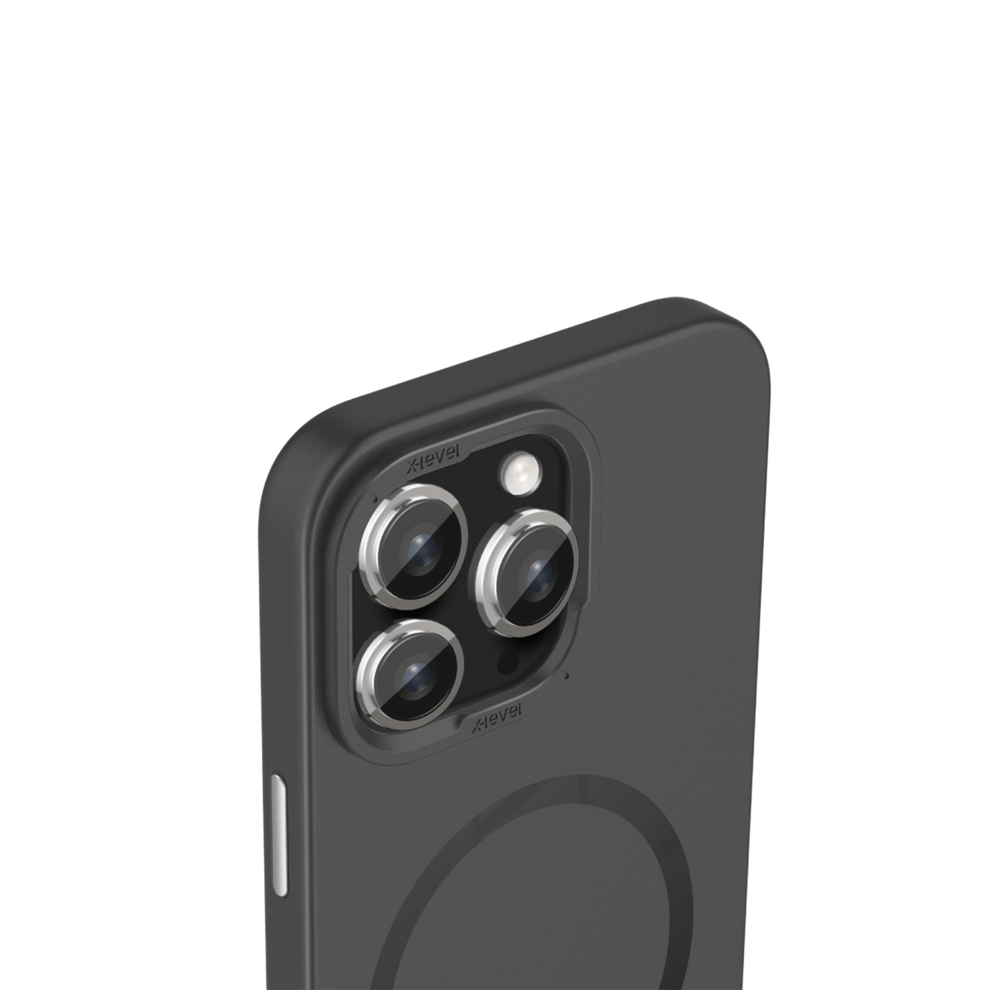 X-LEVELiPhone 14 Pro MagSafe Şarj Özellikli Parmak izi Bırakmayan Mat Magnet Jelly Silikon Kılıf