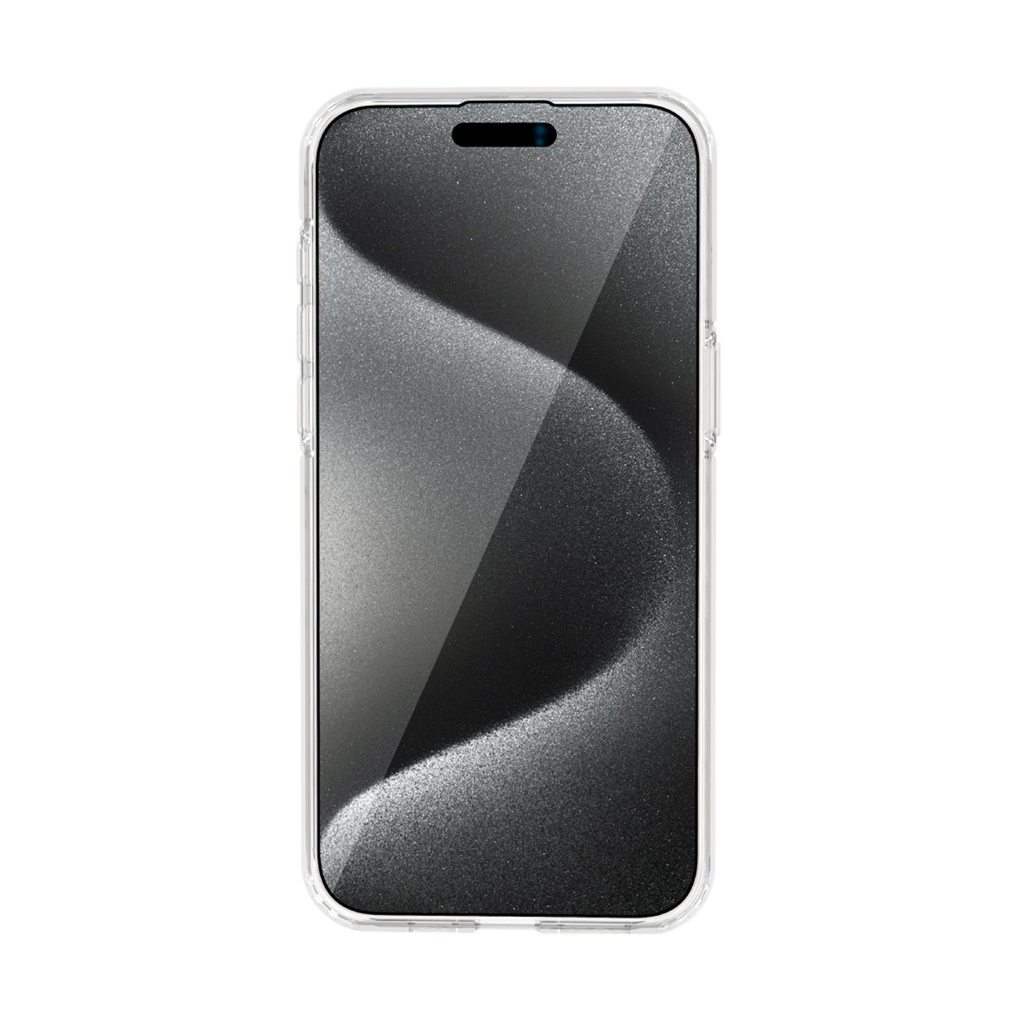 X-LEVELiPhone 15 Pro Max MagSafe Özellikli Kenarları Renkli Yumuşak Arkası Şeffaf Magnet Ice Crystal Silikon Kılıf