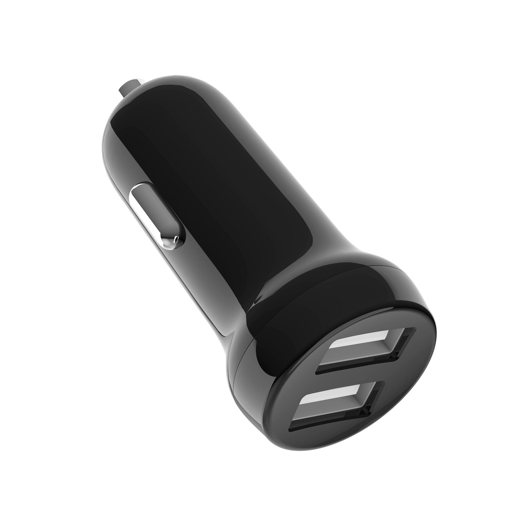 X-LEVELXC4057 15.5W QC 3.0 Fast Hızlı Çift USB-A Çıkışlı TYPE-C Kablolu Araç İçi Çakmaklık Şarj Aleti