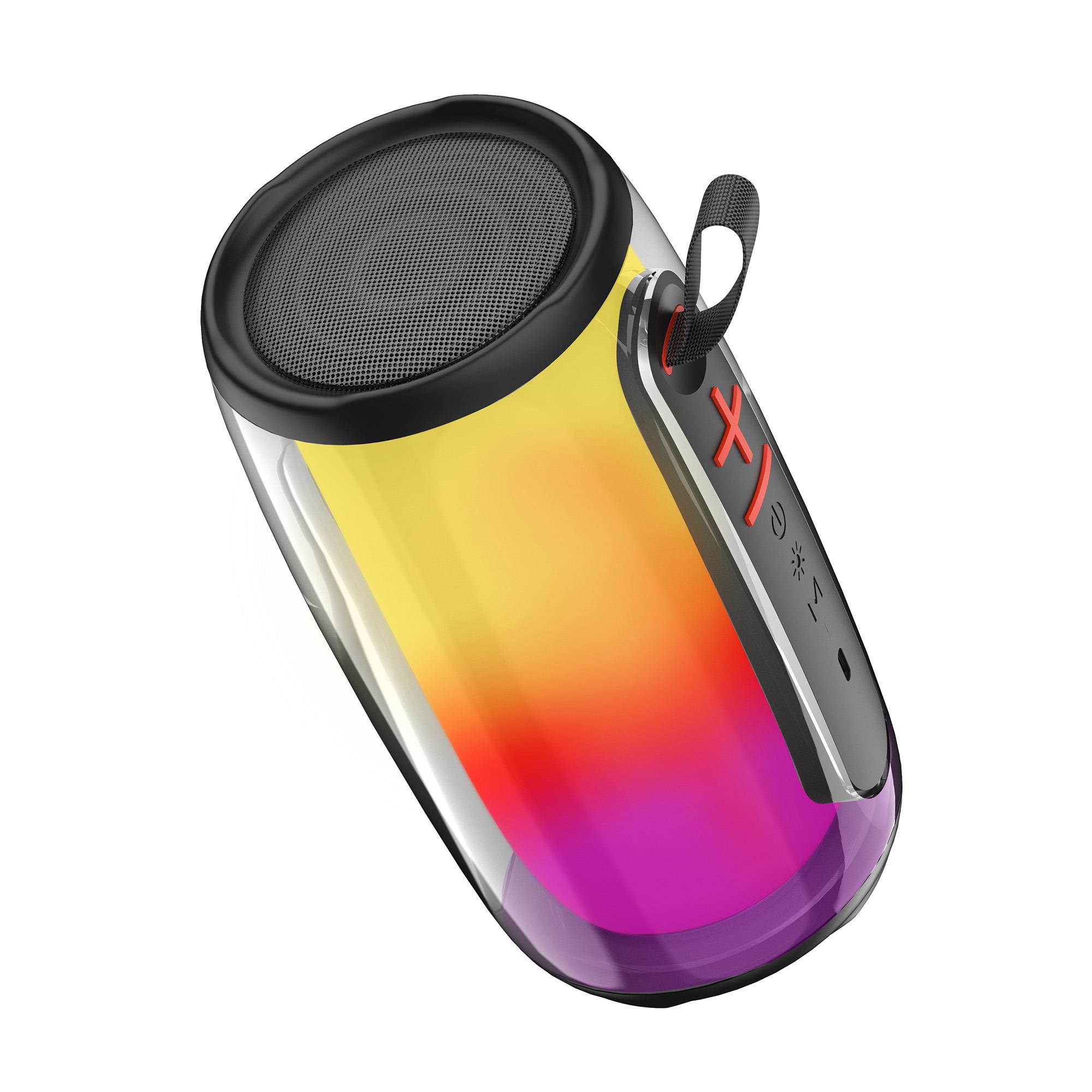 X-LEVELXS5051 10W USB AUX Hafıza Kartı Girişli RGB Led Işıklı Taşıma Aparatlı Kablosuz Wireless Bluetooth Taşınabilir Speaker Hoparlör