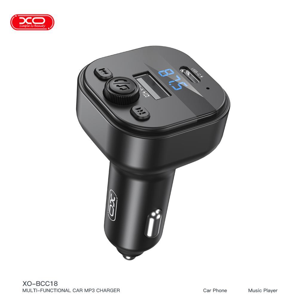 XO BCC18 15W USB-A Çıkışlı Araç İçi Mp3 Çakmaklık Şarj Aleti Adaptör