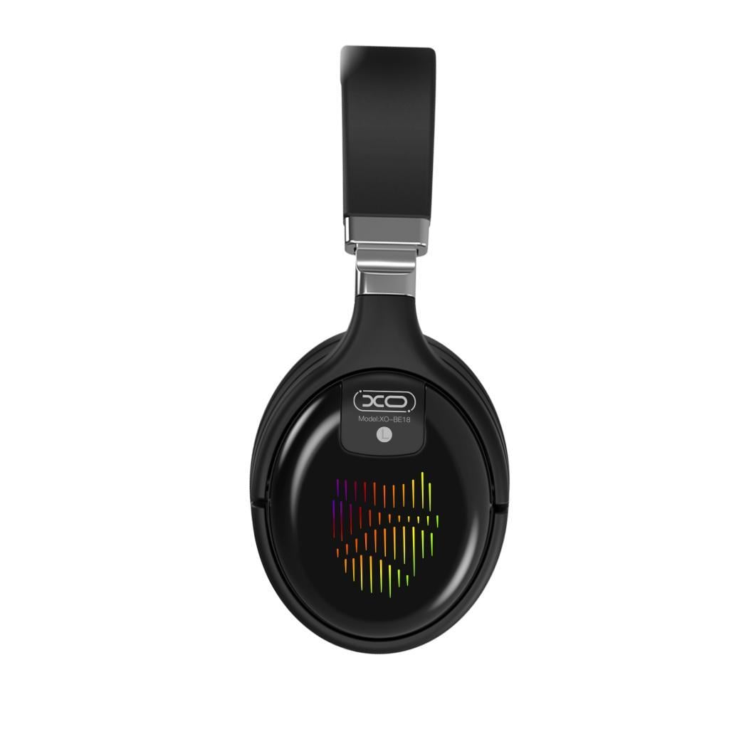 XO BE18 Kulak Üstü RGB Light Bluetooth V5.0 Hi-Fis Audio Kablosuz Kulaklık 