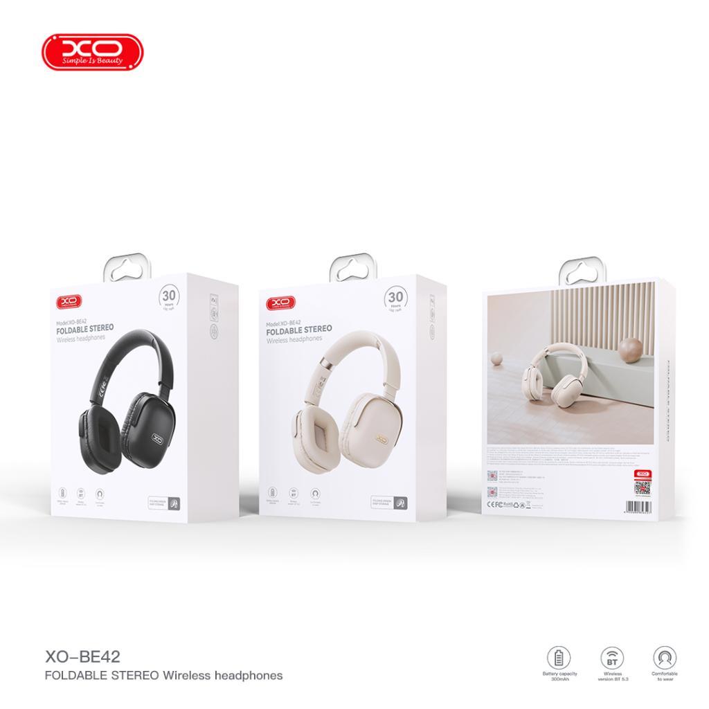 XO BE42 Metal Katlanabilir Bluetooth Wireless Kablosuz Tasarım Büyük Kulaklık