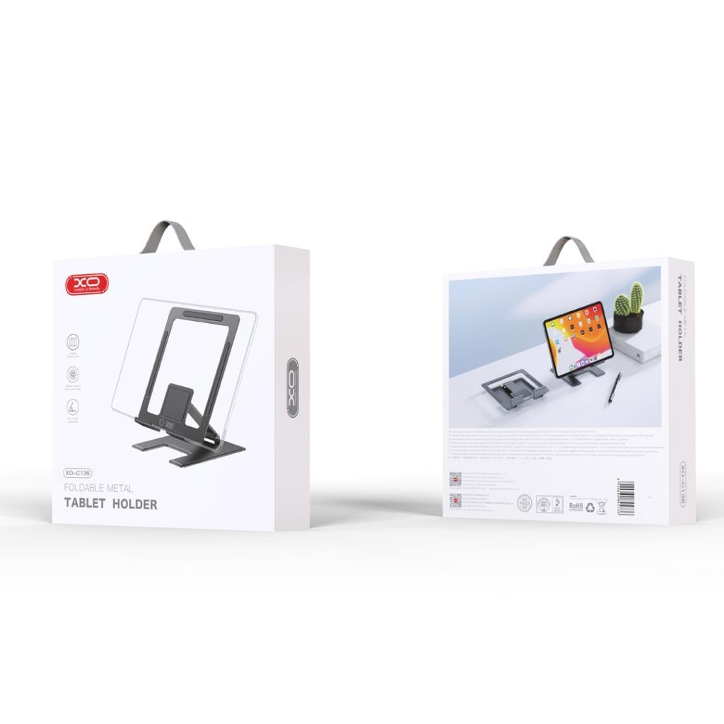 XO C136 Katlanabilir Metal Tablet Tutucu