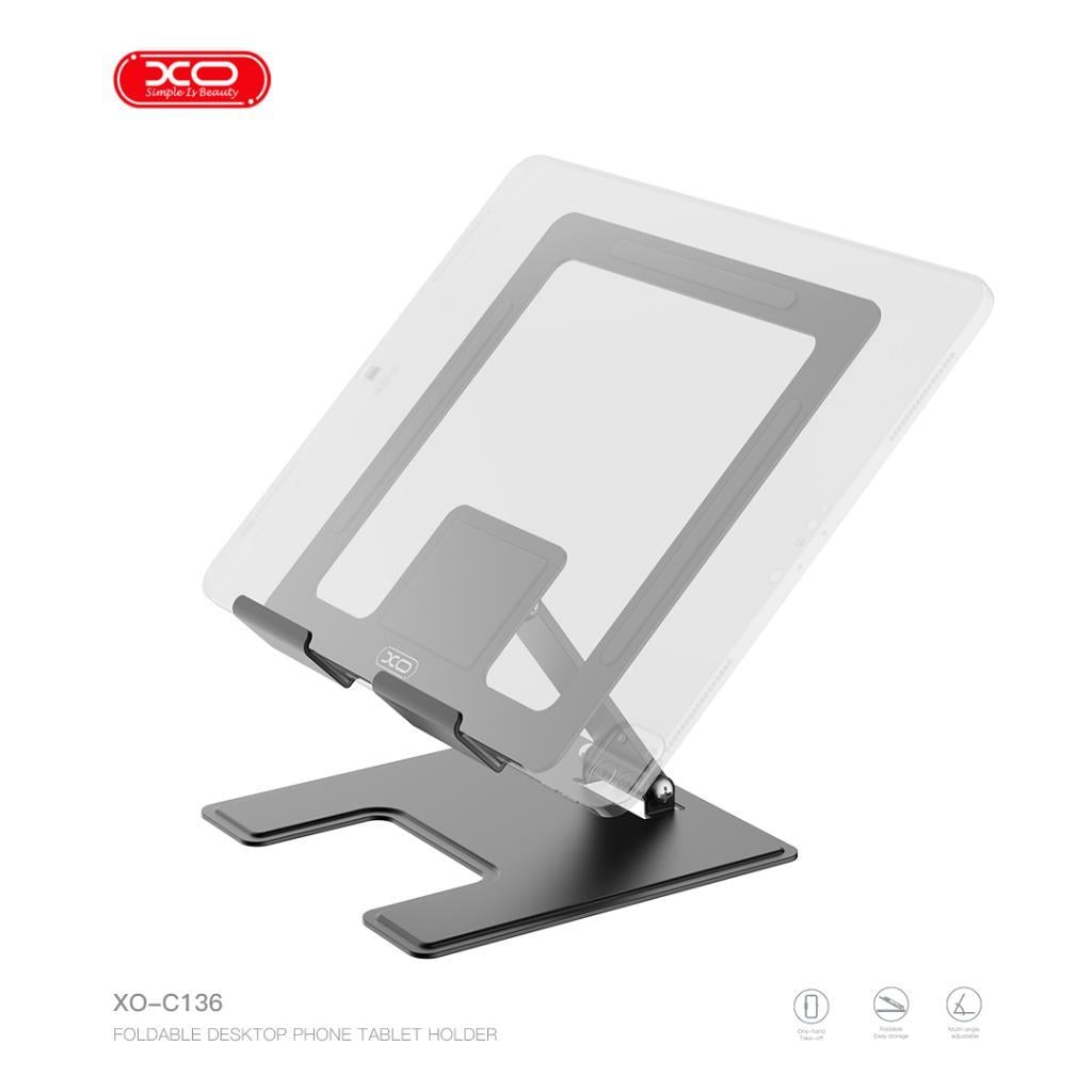 XO C136 Katlanabilir Metal Tablet Tutucu