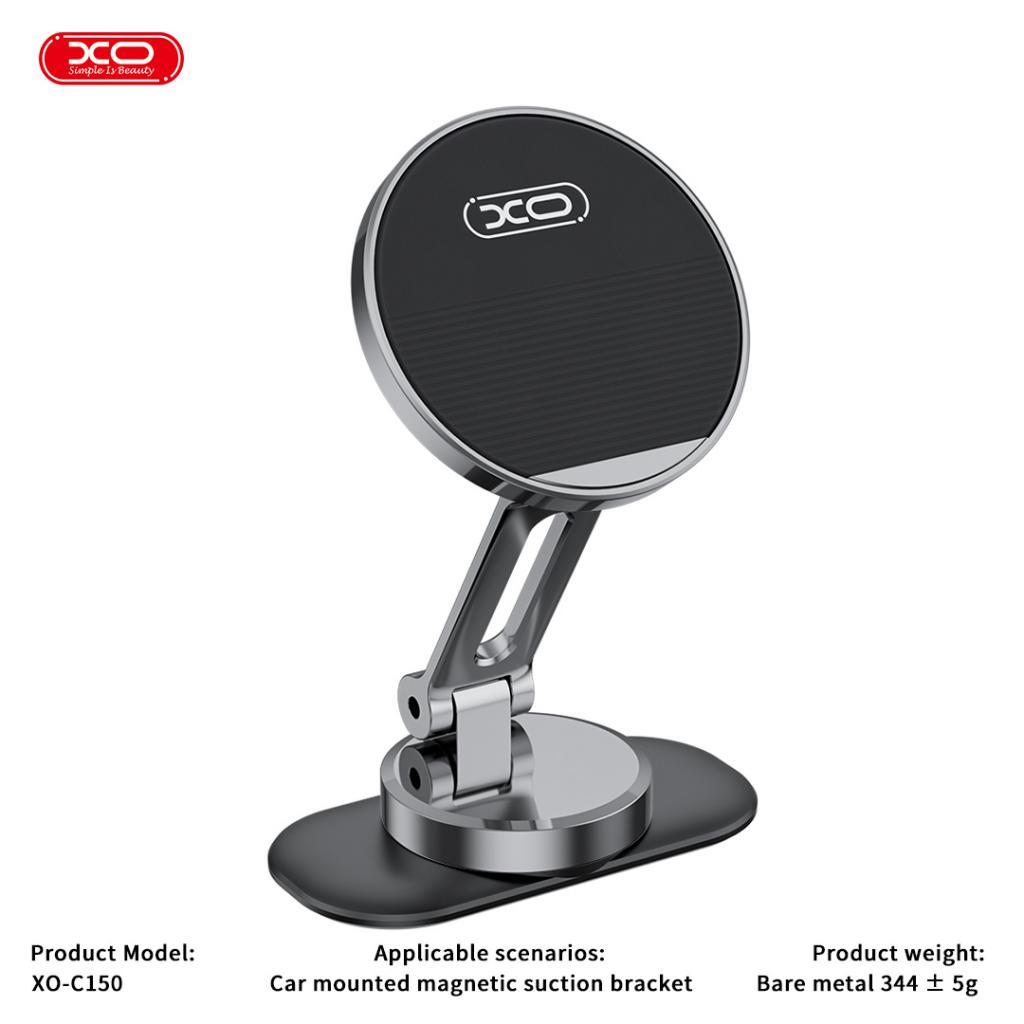 XO C150 Manyetik 360 Derece Dönebilen Metal Katlanabilir Telefon Standı