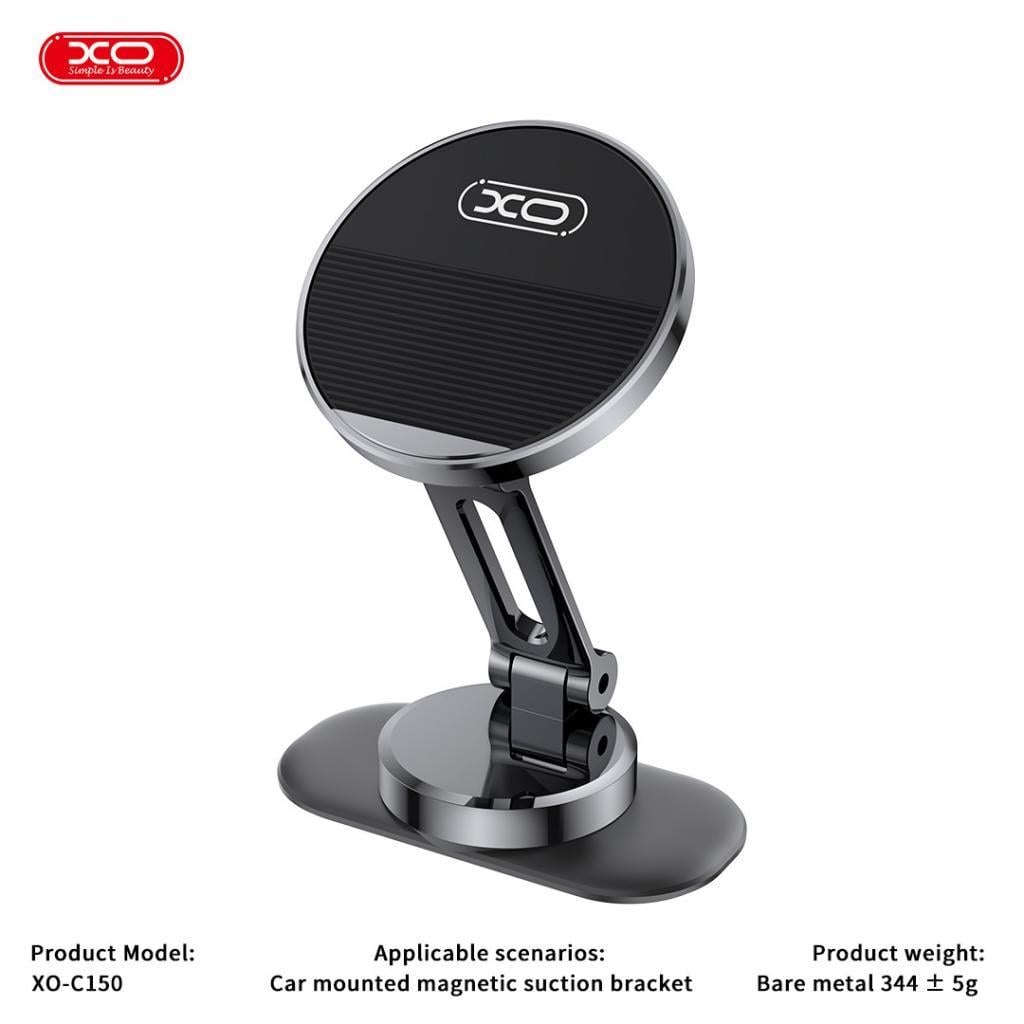 XO C150 Manyetik 360 Derece Dönebilen Metal Katlanabilir Telefon Standı
