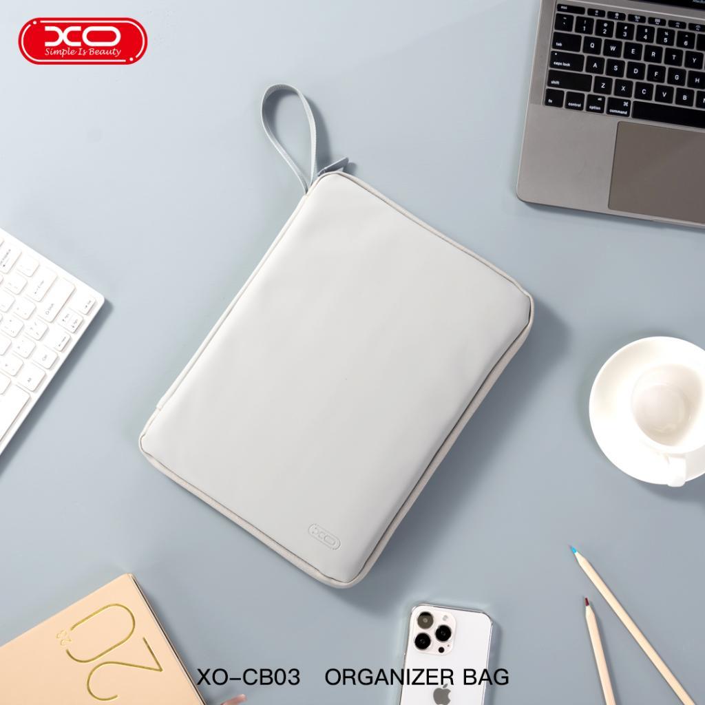 XO CB03 12.9 Inç Su Geçirmez Gri Soft Tablet Çantası