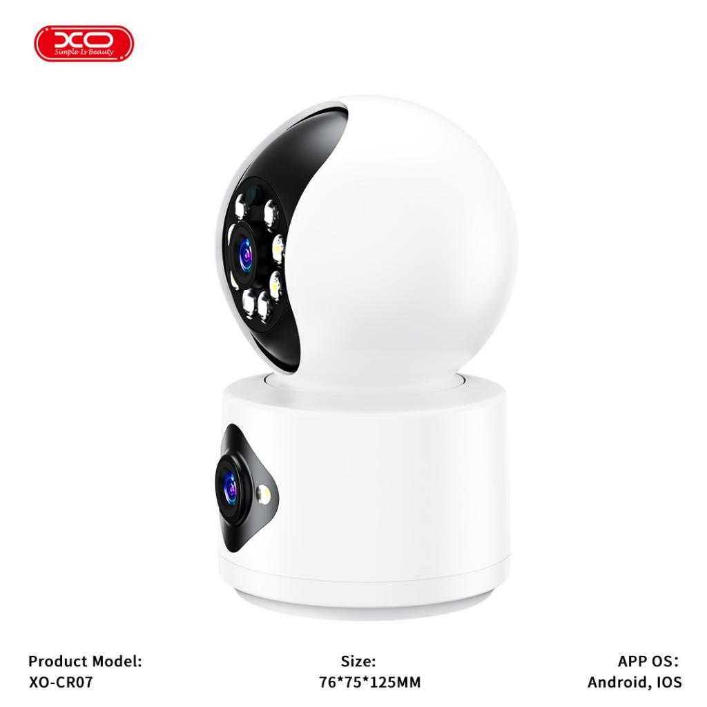 XO CR07 2.4GHz Wi-Fİ Bağlantı Çift Kameralı Gece Görüşlü HD Akıllı Kamera