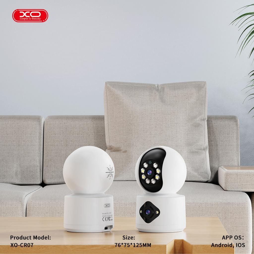 XO CR07 2.4GHz Wi-Fİ Bağlantı Çift Kameralı Gece Görüşlü HD Akıllı Kamera