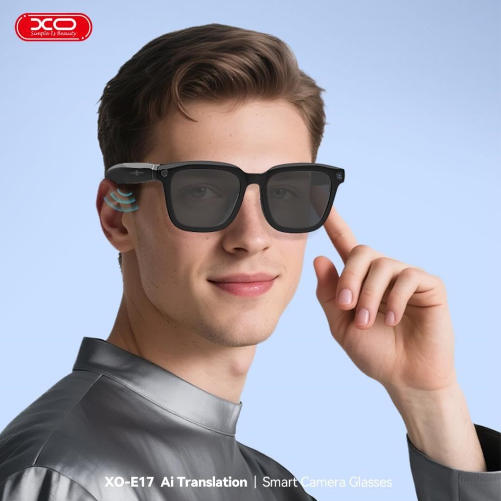 XO E17 Yapay Zeka Çevri Destekli 8 Megapiksel Fotoğraf Çekim Özellikli Smart Gözlük