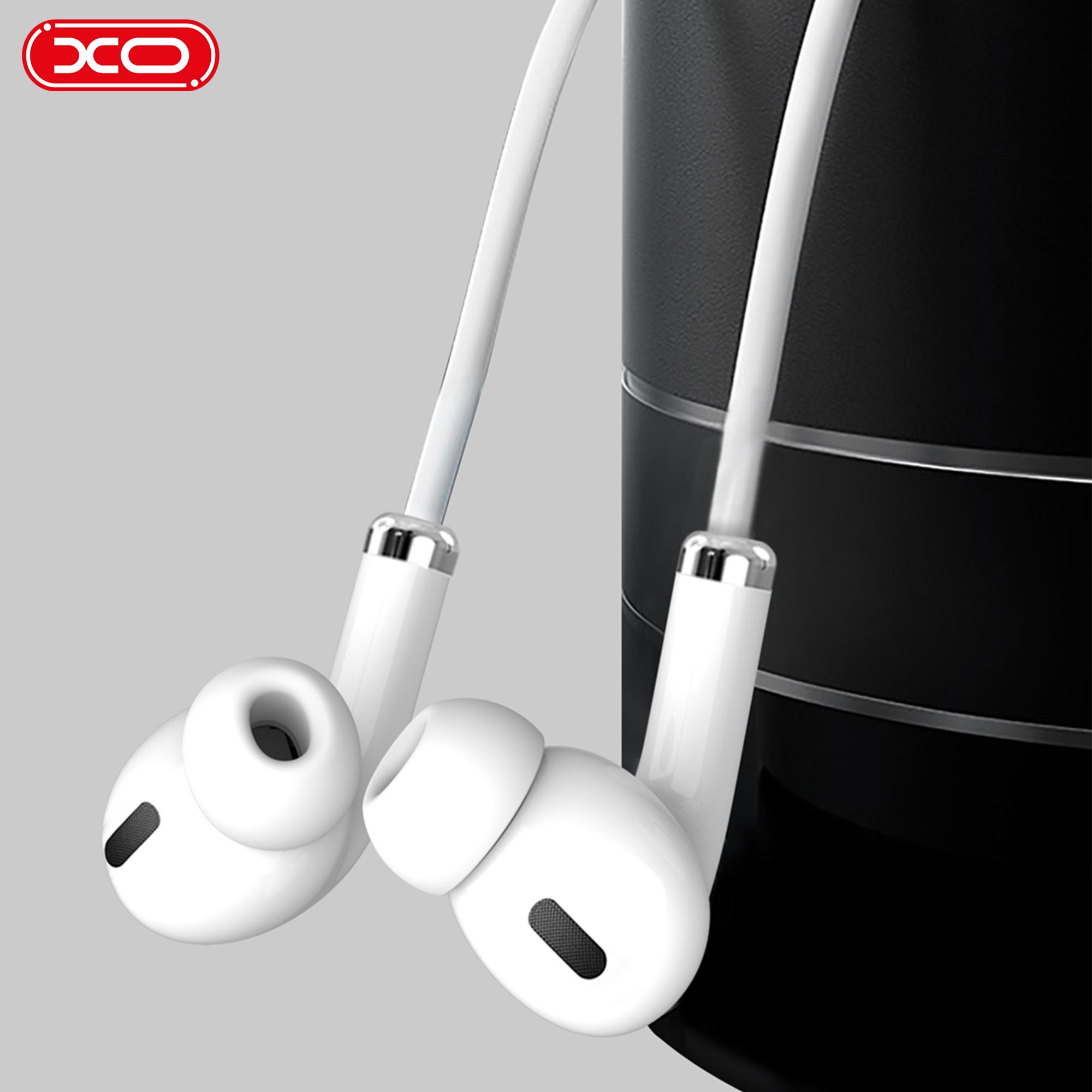 XO EP22 3.5 mm Jack Aux Çıkışlı Mikrofon Ses Kontrol Multimedya Tuşlu Soft Silikon Kablolu Kulaklık