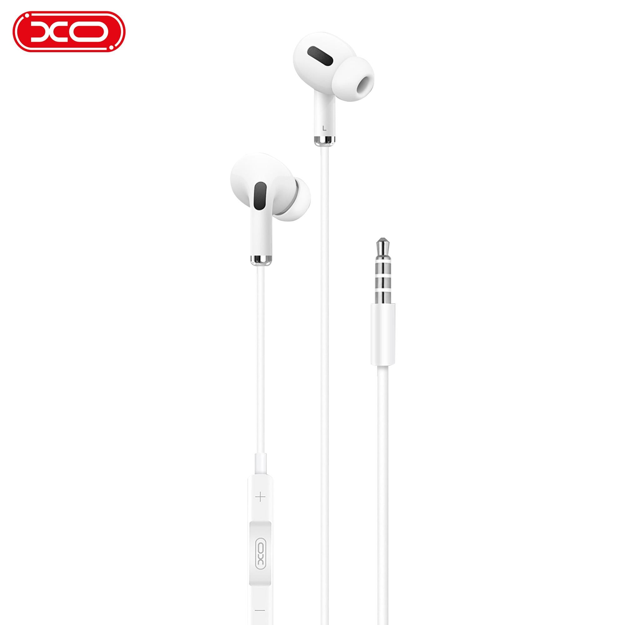 XO EP22 3.5 mm Jack Aux Çıkışlı Mikrofon Ses Kontrol Multimedya Tuşlu Soft Silikon Kablolu Kulaklık