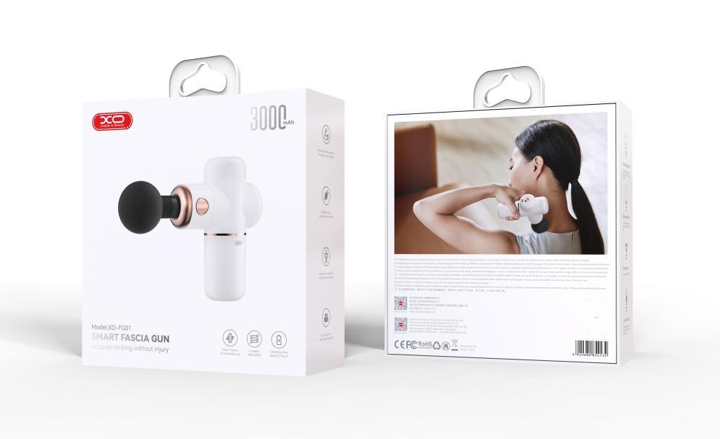 XO FG01 3000mAh 4 Kademeli Akıllı Masaj Tabancası