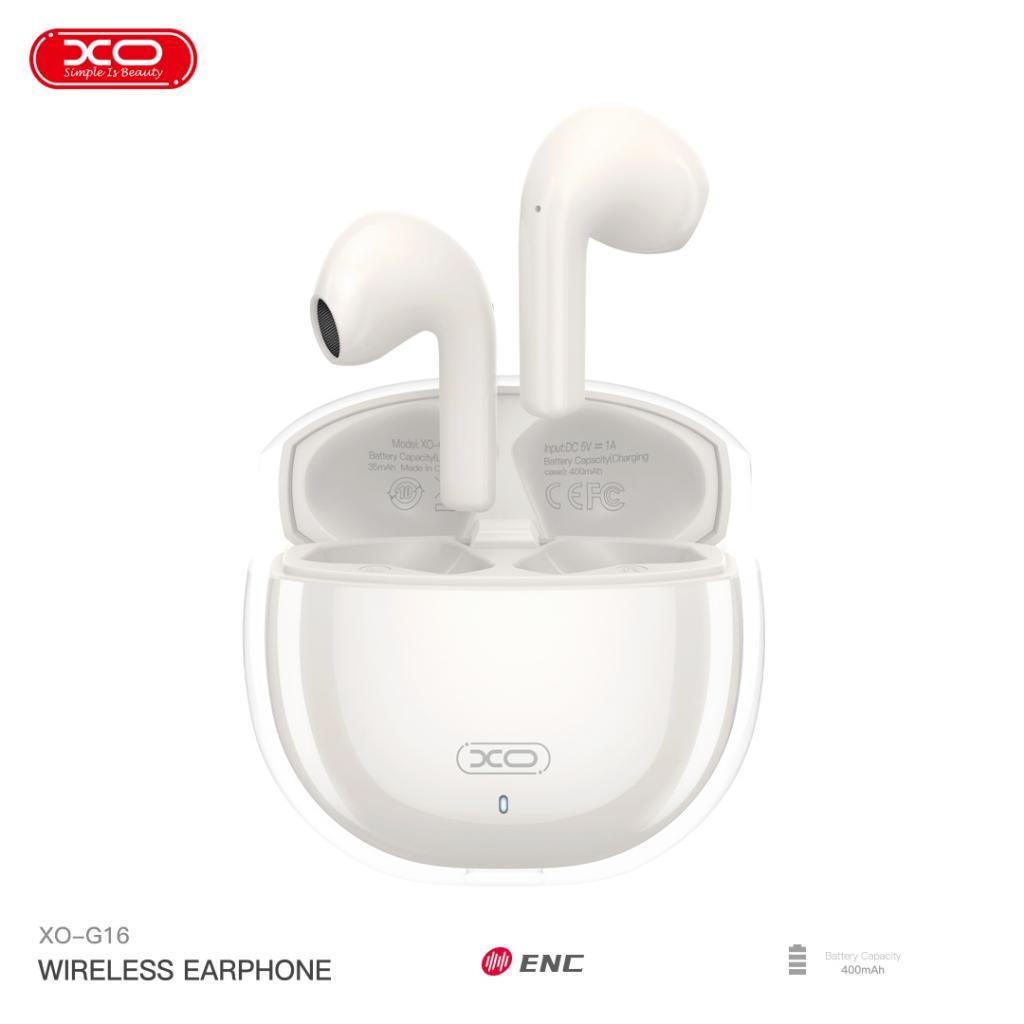 XO G16 Gürültü Engelleme,400mAh Kutu,iPhone  Android İle Uyumlu Kablosuz Bluetooth 5.3 Kulaklık 