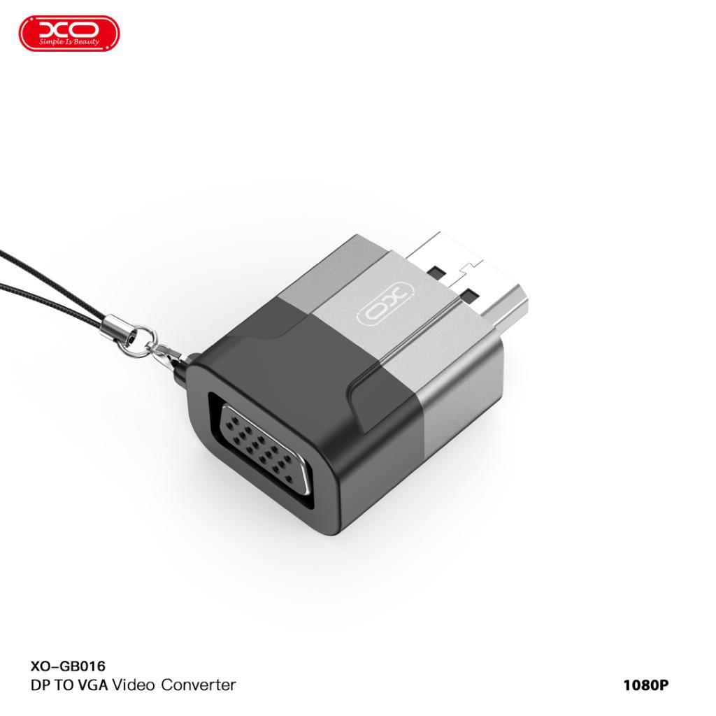 XO GB016 DP to VGA 1080P Video Dönüştürücü Bağlantı Kablosu