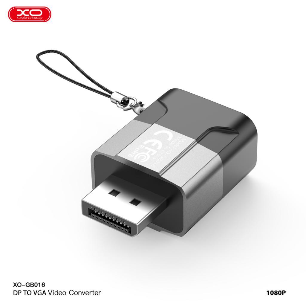 XO GB016 DP to VGA 1080P Video Dönüştürücü Bağlantı Kablosu