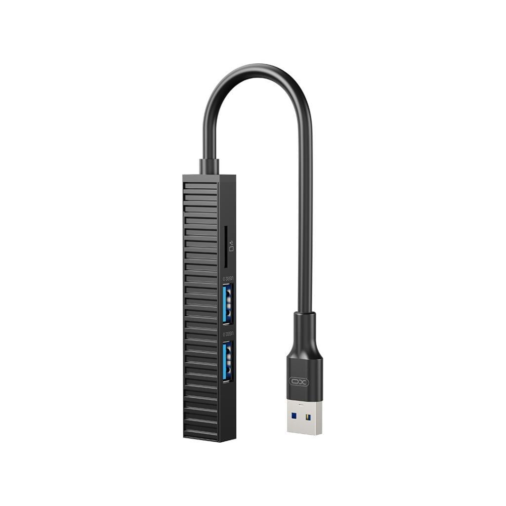 XO HUB014A USB-C (USB-A) Çıkışlı 3 USB-A SD Kart Girişli USB Çoklayıcı Hub Kart Okuyucu