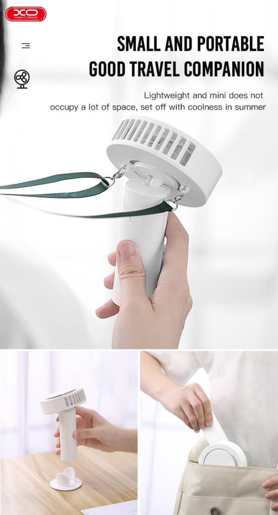 XO MF75 Pilli Masaüstü Mini Fan