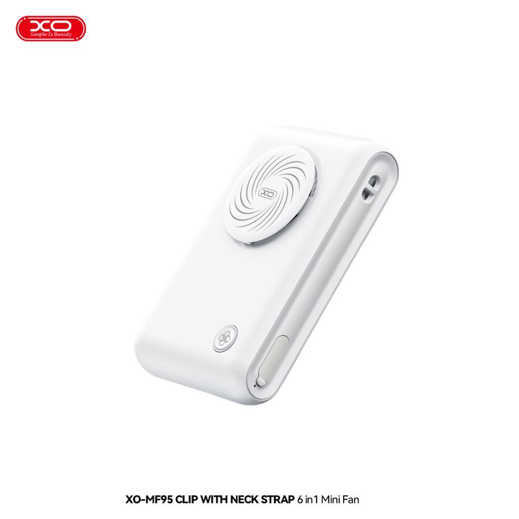 XO MF95 6 in 1 Klipsli 2000 mAh Masaüstü El Tipi Soğutucu Fan
