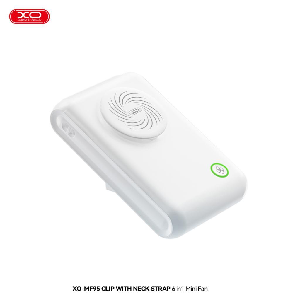 XO MF95 6 in 1 Klipsli 2000 mAh Masaüstü El Tipi Soğutucu Fan