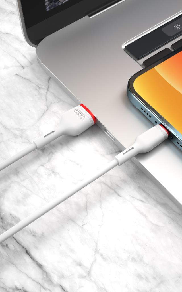 XO NB-P171 2.4A 1000mm USB-A to Lightning Dayanıklı Şarj Data Kablosu