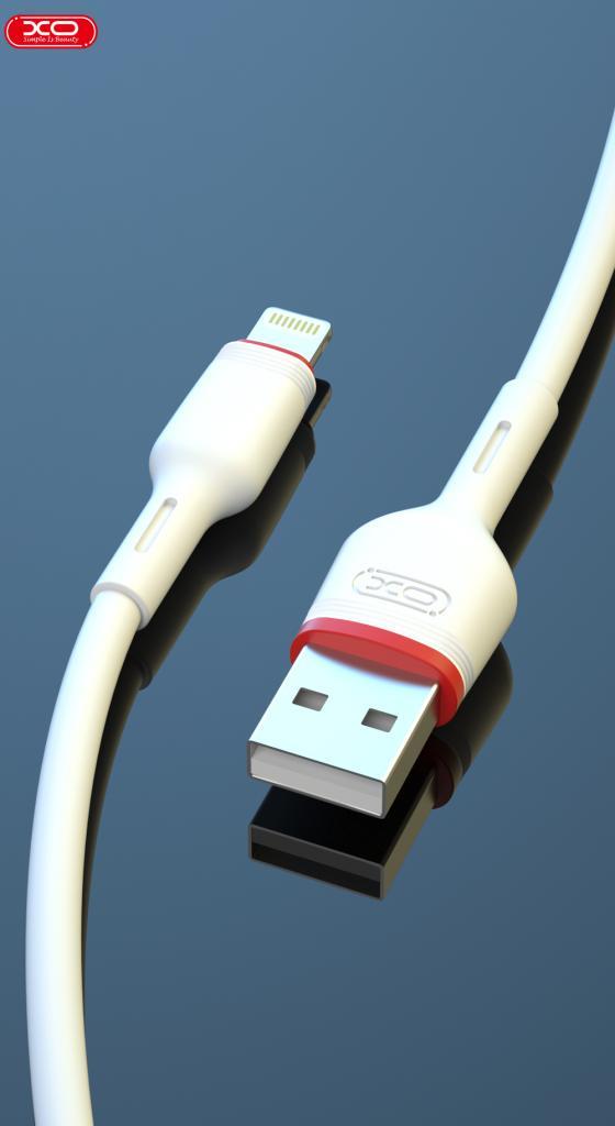 XO NB-P171 2.4A 1000mm USB-A to Lightning Dayanıklı Şarj Data Kablosu