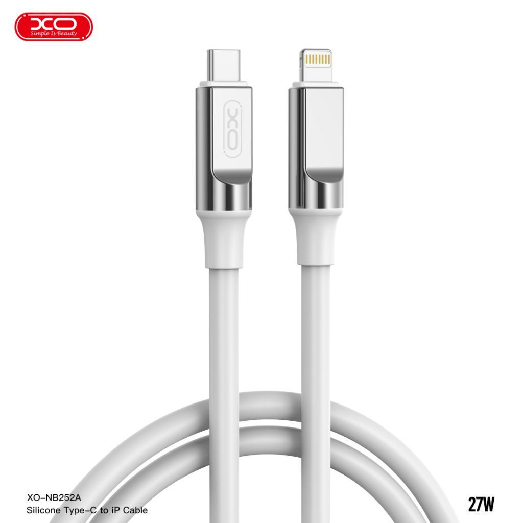 XO NB-Q252A 27W PD Fast Quick Hızlı Lightning To Type-C Android iPhone iPad Uyumlu Data Veri Şarj Kablosu 