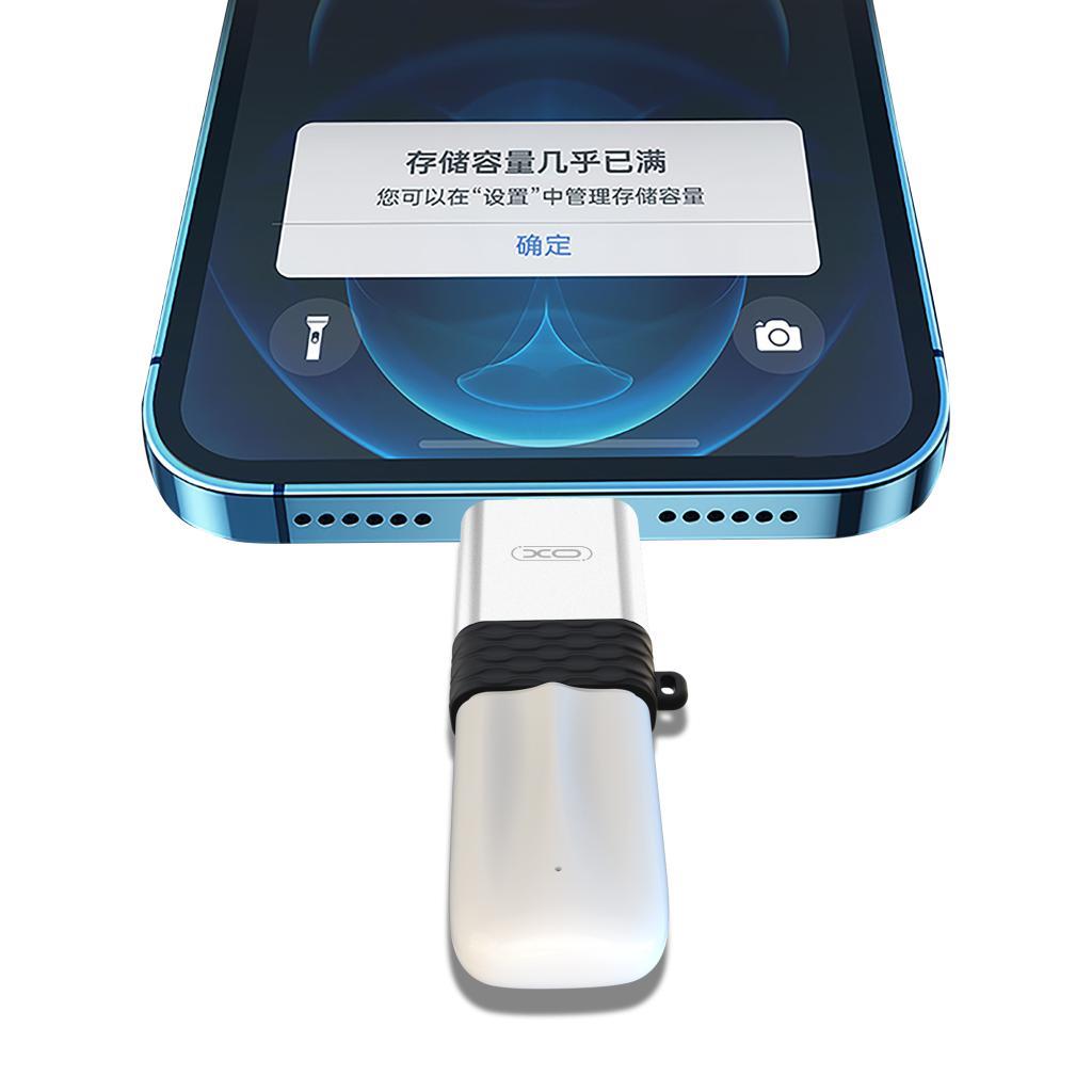 XO NB186 Lightning To USB Flash Bellek Çevirici Mini Adaptör