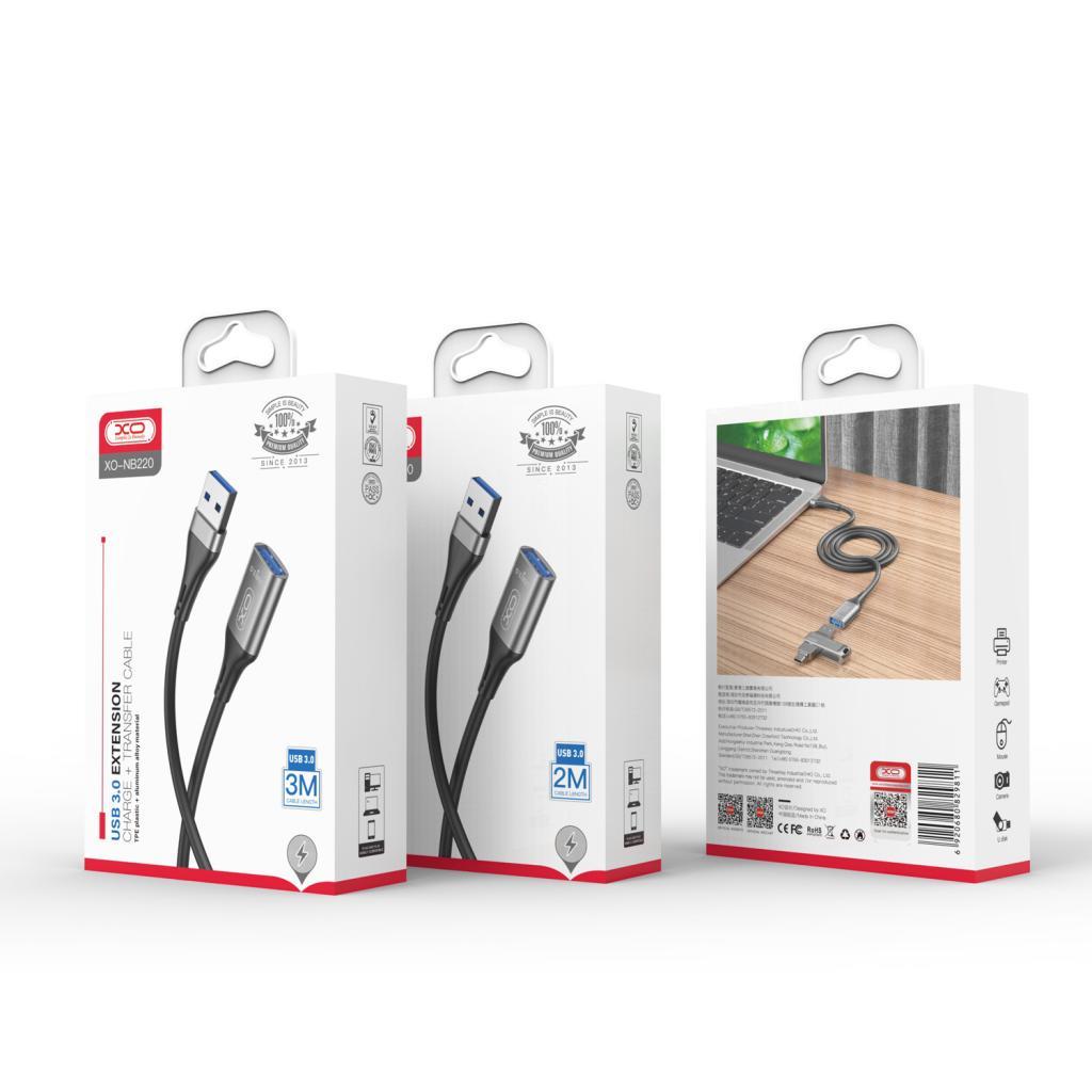 XO NB220 Usb 3.0 2 Metre Dişi Usb Girişli Erkek Usb Çıkışlı USB Uzatma Printer Kablosu 